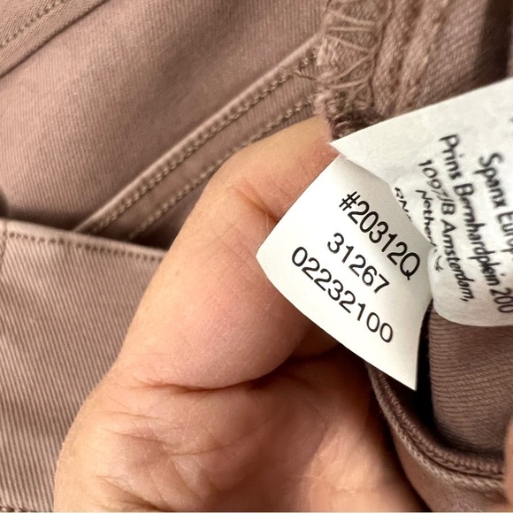 NEW SPANX Twill Cropped Wide Leg Pant Plus Size 20313Q Mauve - Picture 10 of 13